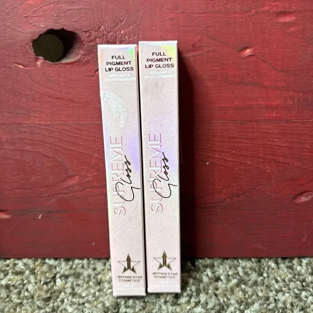2 NWB Jeffree Star Cosmetics Supreme Gloss Pink Vault